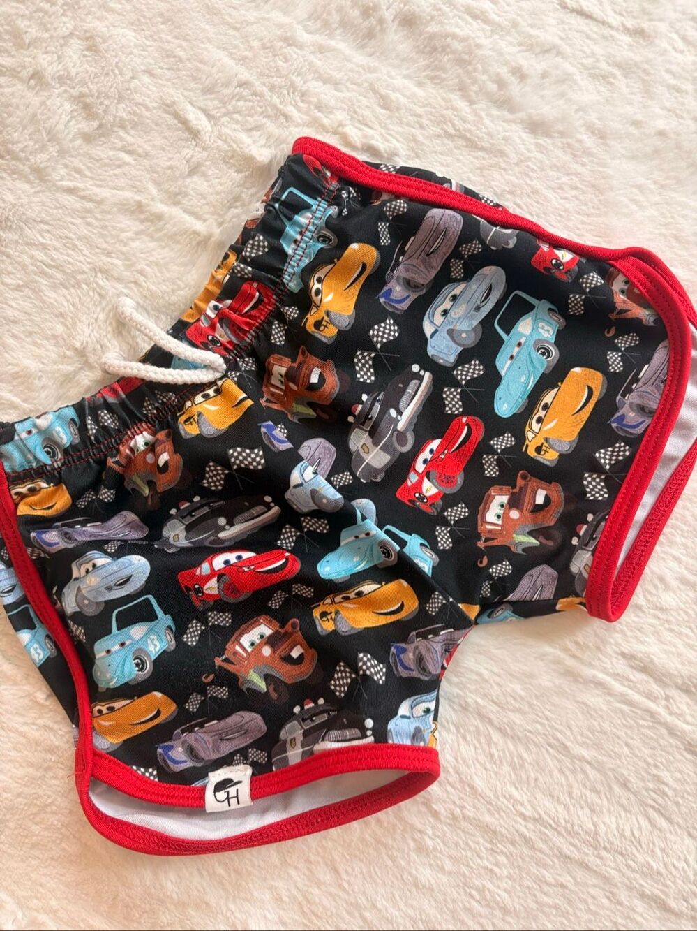 George Hats Cars Swim Shorts Size 2/3